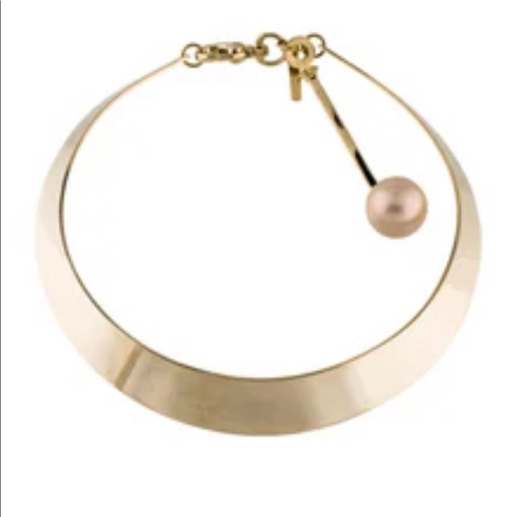 Lele Sadoughi Faux Pearl Sands Of Time Pendulum Collar Necklace Rv 290 95$